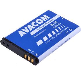 Baterie Avacom pro Nokia 6230, N70, Li-Ion 1100mAh (nhrada BL-5C)