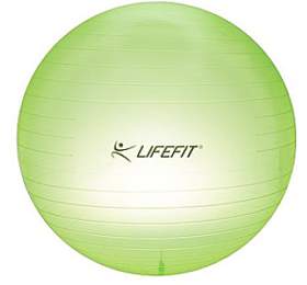 Gymnastick m Lifefit Transparent 75cm - zelen