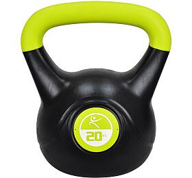 Kettlebell Lifefit Vinyl 20kg - ern/zelen