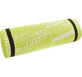 Podloka Lifefit Yoga Mat Exkluziv Plus 180x60x1,5cm - zelen