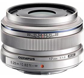 Olympus EW-M1718 -&amp;nbsp;17mm f1.8 silver