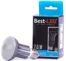 Led rovka Best-Led E27 7W studen bl BL-R63-7-CW