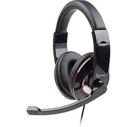 Sluchtka s mik Gembird MHS-U-001 Gaming black, USB