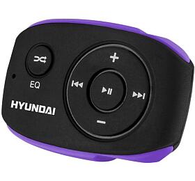 MP3 pehrva Hyundai MP 312, 8GB, erno/fialov barva