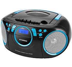 Radiomagnetofon Hyundai TRC 788 AU3BBL s CD/MP3/USB, černá/modrá
