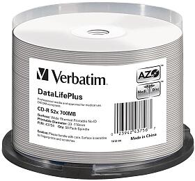 Verbatim VERBATIM CD-R(50-Pack) / 52x / 700MB / ThermoPrint / NoID (43756)