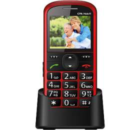 Mobilní telefon CPA Halo 11 Senior, červený