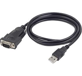 Kabel Gembird Cablexpert adapter USB-serial 1,5m 9 pin