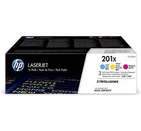 HP 201X 3-pack CMY, CF253XM