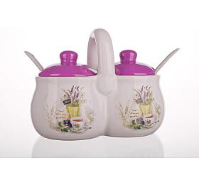 BANQUET Sada keramickch dz se likami LAVENDER 210 ml, 2 ks (60ZF1097-A)