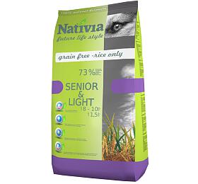 Nativia Dog Senior&amp;Light Chicken &amp; Rice 3 kg