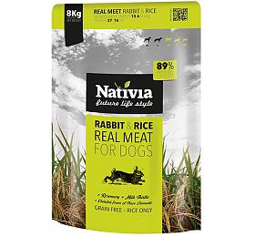 Nativia Dog REAL Meat Rabbit &amp; Rice 8 kg