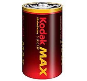 KODAK MAX alkalick baterie D; 2ks