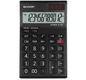 SHARP kalkulaka - EL-124TWH - ern (SH-EL124TWH)