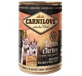 Carnilove Wild konz Meat Salmon &amp; Turkey Puppies 400g