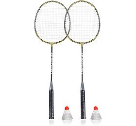 SPORTWELL Sada na badminton, 2 rakety a 2 koky, pouzdro, V1 SPORT WELL (51BR001)