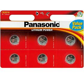 Baterie Panasonic CR-2016 6BP