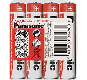 Baterie Panasonic R03 4S AAA Red