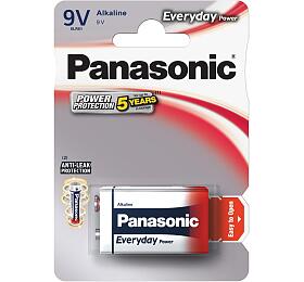 Baterie alkalick Panasonic Everyday Power 9V, 6LR61