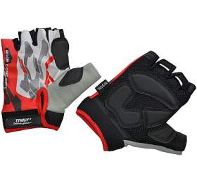 Cyklorukavice TRULY TOP NX3GEL RULYT, vel. L, erven