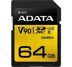 ADATA adata / SDXC / 64GB / UHS-II U3 / Class 10 (ASDX64GUII3CL10-C)