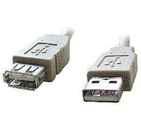 Ostatn USB kabel typ A-A, prodluovac, 2m, ed KUPAA2