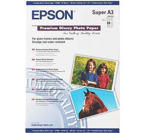 Epson papr Premium Glossy Photo, 255g/m, A3, 20ks (C13S041315)