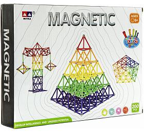 Magnetick stavebnice Teddies 200ks