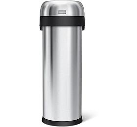 Odpadkov ko Simplehuman pro obchodn prostory  50 L, SLIM, oteven, kartovan nerez CW1467