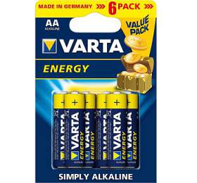 Baterie VARTA LR6 6BP AA Energy Alk