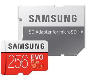 Samsung EVO Plus micro SDXC 256GB +&amp;nbsp;SD adaptér