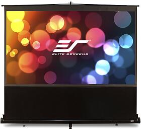 ELITE SCREENS pltno teleskopick od podlahy vzhru 120" (304,8cm)/ 16:9/ 150,1266,7cm/ gain 1.1/ case ern (F120NWH)