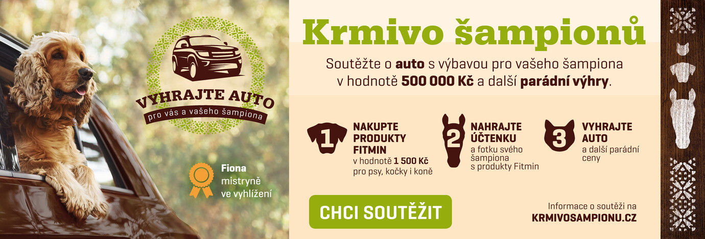 Zakupte krmivo Fitmin a vyhrajte auto