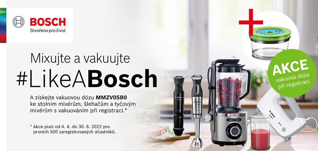 K nákupu mixéru Bosch získejte dárek