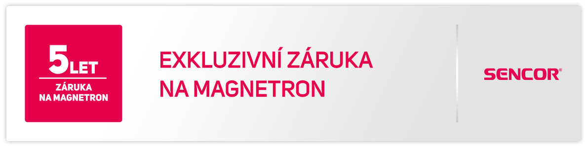 Sencor - 5 let zruka na mikrovlnnou troubu