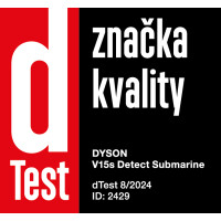 Ocenn dTest tyov vysava Dyson V15s Detect Submarine