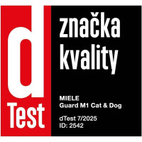 Ocenění dTest sáčkový vysavač Guard M1 Cat & Dog