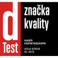 Ocenění dTest chladničky Haier HDPW7620ANPK