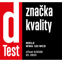 Ocenění dTest pračky Miele WWA120 8 kg WCS Active