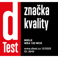 Ocenění dTest pračky Miele WEA135 WCS