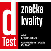 Ocenění dTest pračky AEG 9000 AbsoluteCare LFR95146SUC