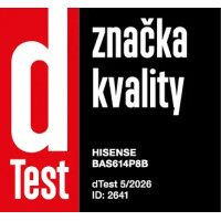 Ocenění dTest trouby Hisense BAS614P8B