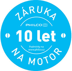 Philco - 10 let ZÁRUKA NA MOTOR
