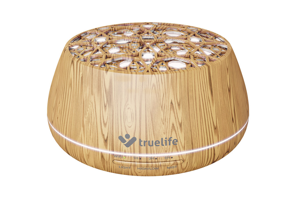 Aroma difuzér a zvlhčovač vzduchu se zabudovaným reproduktorem a Bluetooth